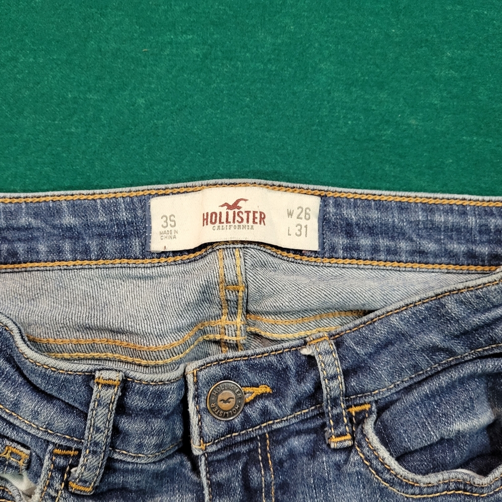 3s holister straight leg jeans